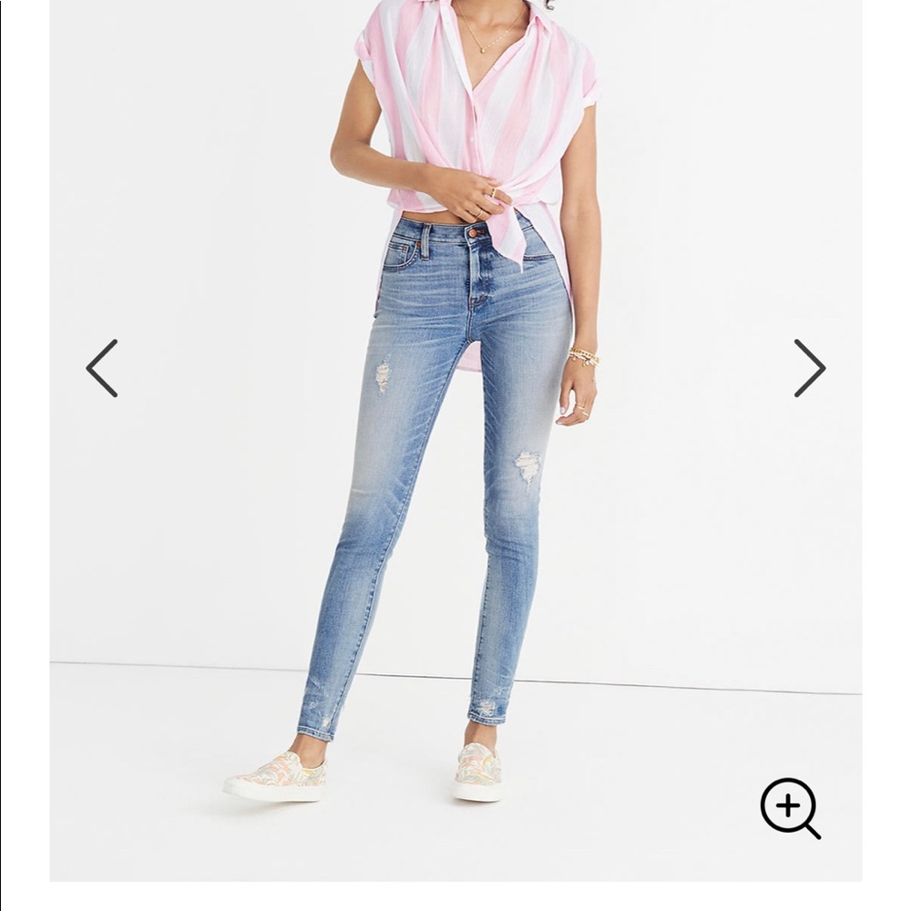 Madewell 9 in high rise jeans size 26